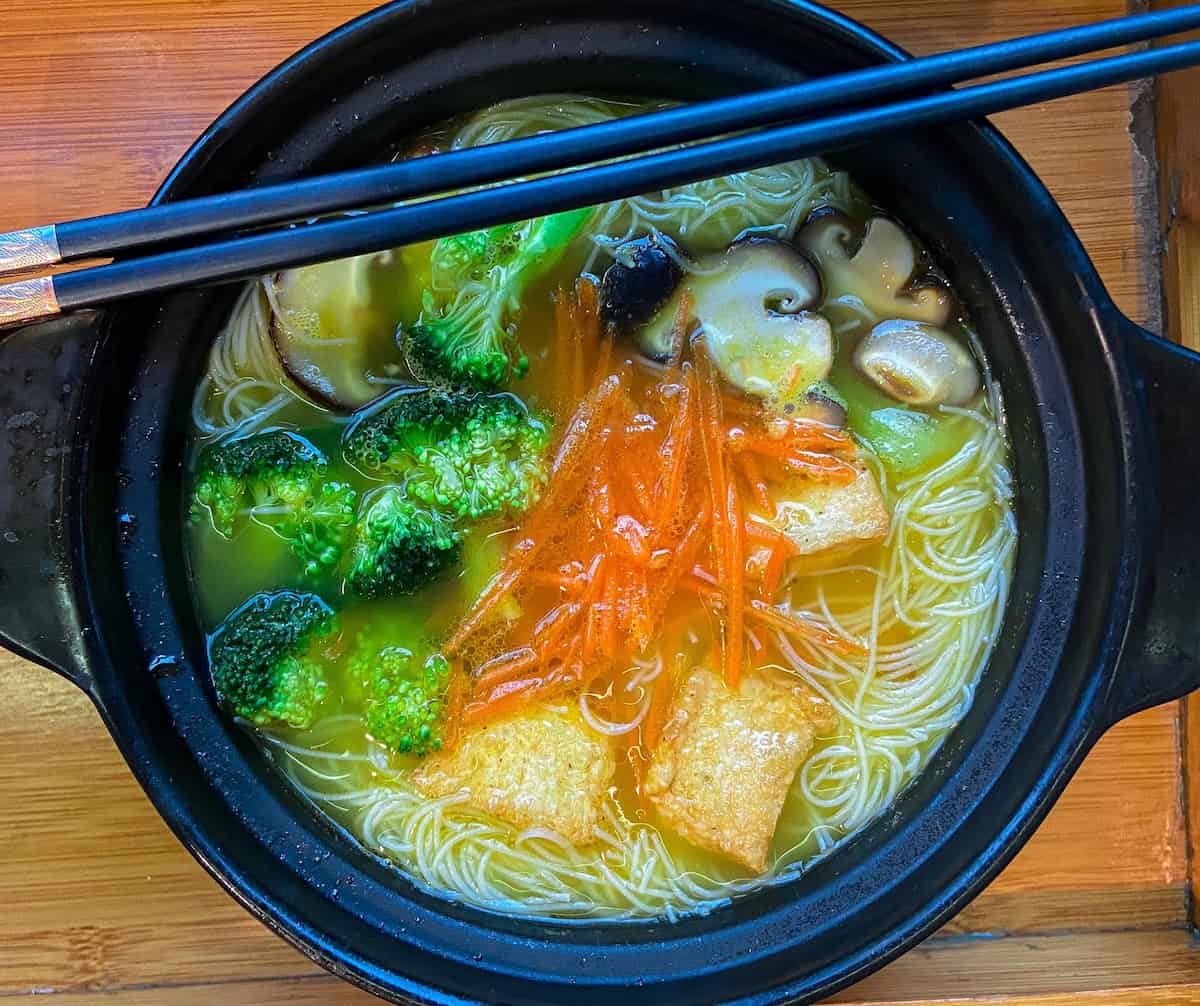 Pumpkin Vegan Ramen from Minf Houze cafe
