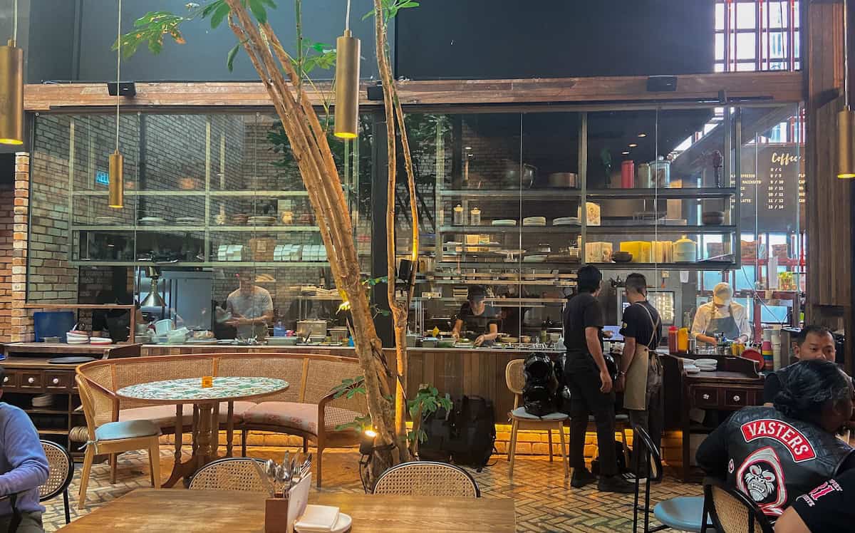 The inside of Tapestry Cafe