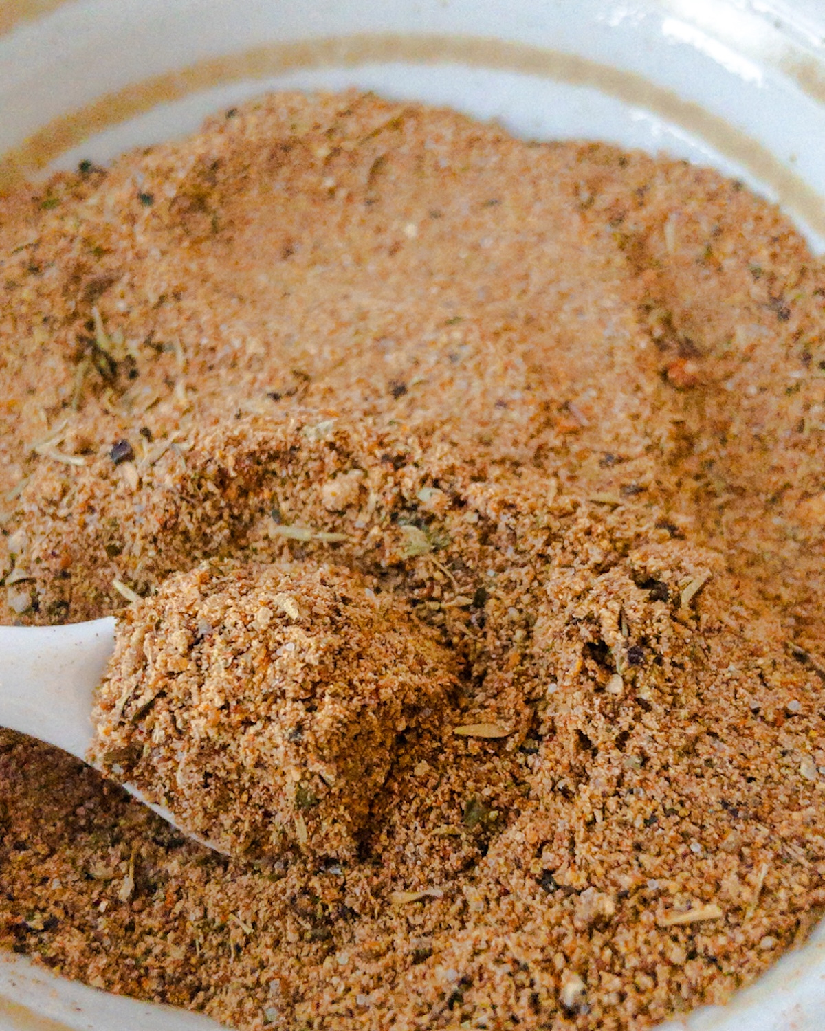 Close up of Jerk seasoning in a bowl