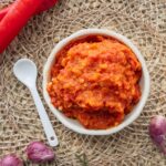 Indonesian Sambal served in a bowl